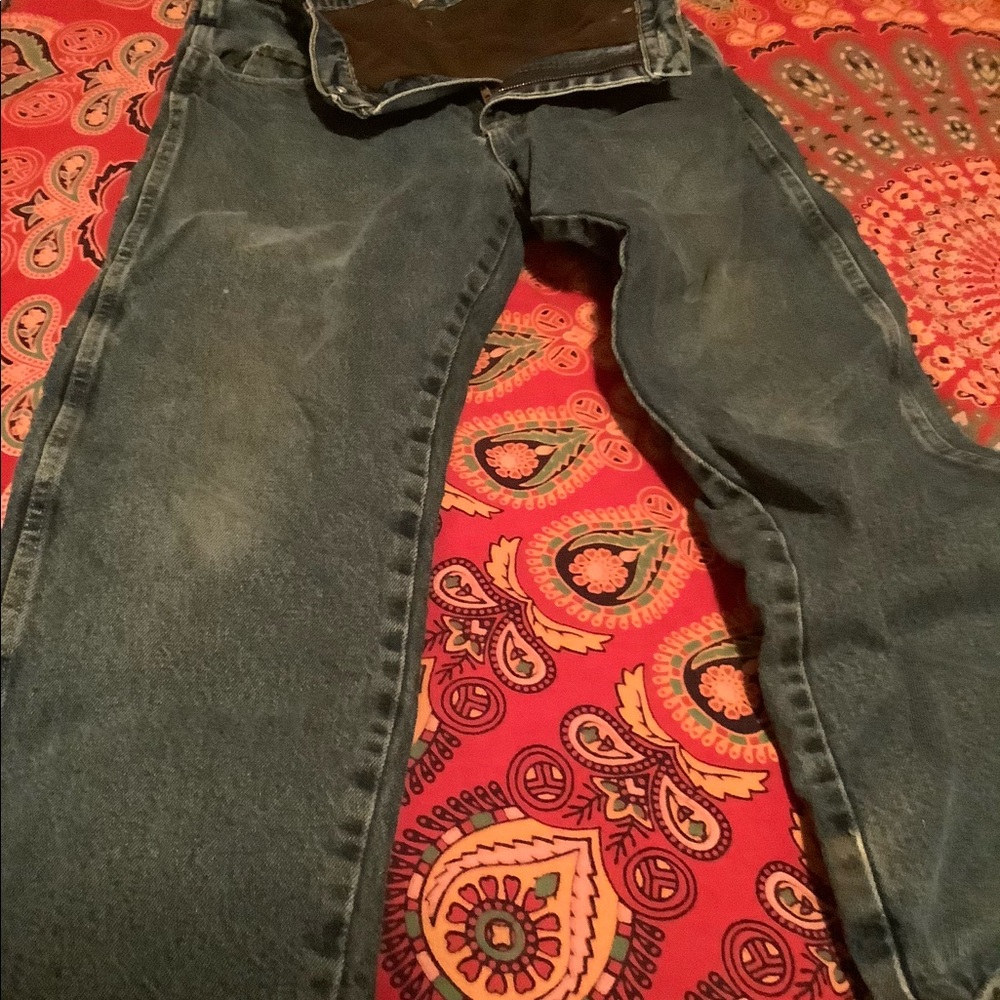 Men’s fleece lined jeans